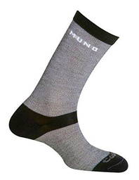 Mund Socks Calcetín Trekking Verano Sahara Liner montaña Unisex (Grey, EU 42-45)