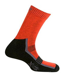 Mund Socks Calcetín trekking verano Andes montaña unisex (Terracota, EU 34-37)