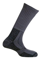 Mund Socks Calcetín Trekking montaña EXLPORER CO Invierno Unisex (Grey, EU 34-37)