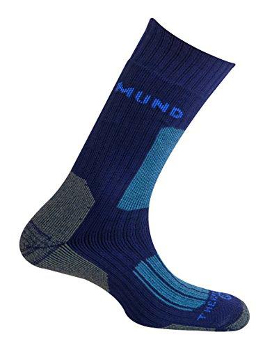 Calcetines Mund Everest Trekking Alta montaña Unisex (Navy, EU 42-45)