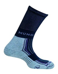 Calcetines Mund Trekking Verano Pirineos Unisex montaña (Grey, EU 42-45)