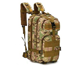 SHANNA Macutos de Senderismo,Mochila de Trekking, Mochila Militar 25L MOLLE Paquete de Asalto Mochila de Combate táctico para Excursionismo al Aire Libre Senderismo Senderismo Pesca Caza