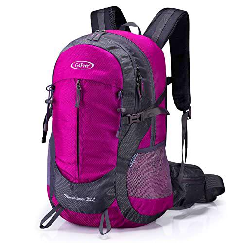 G4Free Mochila de senderismo impermeable de 35 L para exteriores