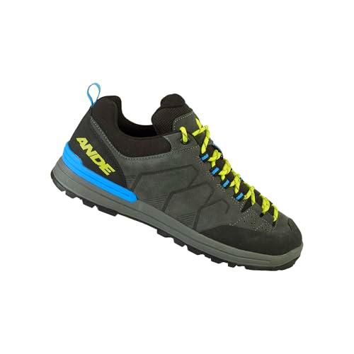 Ande Wall, Trekking Shoes Unisex Adulto, Antracita Azul, 46 EU