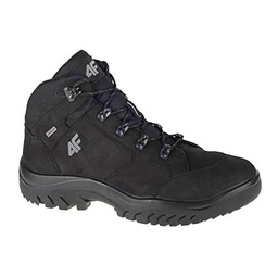 4F, Trekking Shoes,Winter Boots Hombre, Black, 41 EU