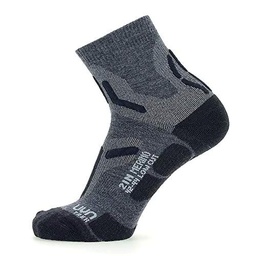 UYN S100241 TREKKING 2IN MERINO LOW CUT Socks Hombre Mid Grey/Black 38