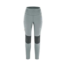 Fjallraven 84790-055-048 Abisko Värm Trekking Tights W/Abisko Warm Trekking Tights W Pants Mujer Flint Grey-Iron Grey Tamaño M