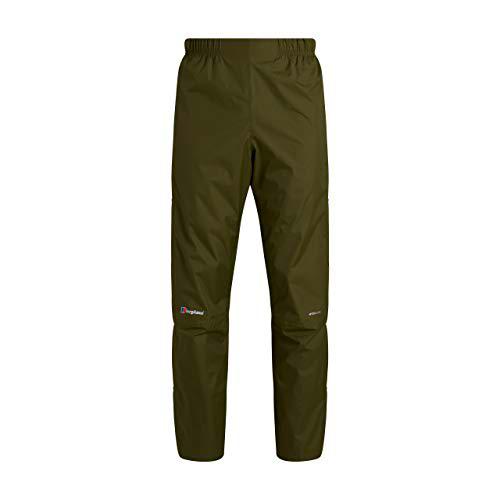 Berghaus Deluge Pantalones Impermeables, Hombre, Verde Hiedra, L