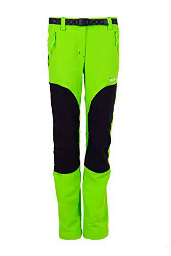 Izas Dorota Pantalones Trekking, Mujer, Verde Claro/Negro, L