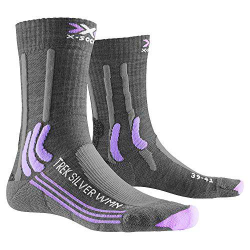 X-Socks Trek Silver Woman Socks Calcetines De Senderismo Trekking Mujer Socks Calcetines