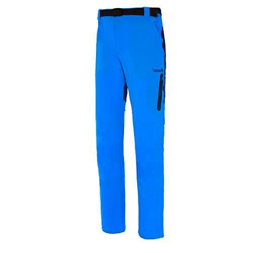 Izas Point Pantalones Trekking, Hombre, Azul Cian/Azul Noche, M