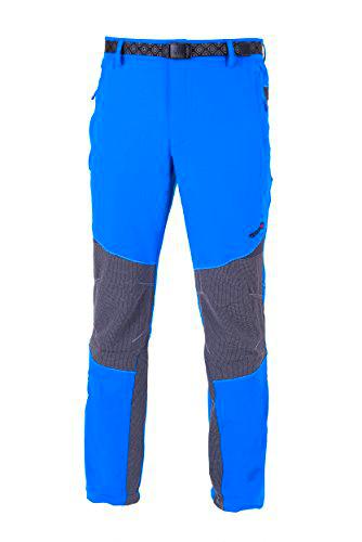 Izas Coruna Pantalón de montaña, Hombre, Azul Royal/Negro, 4XL