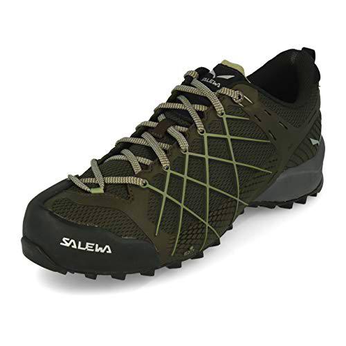 Salewa MS Wildfire Zapatos de Senderismo, Black Olive/Siberia, 43 EU