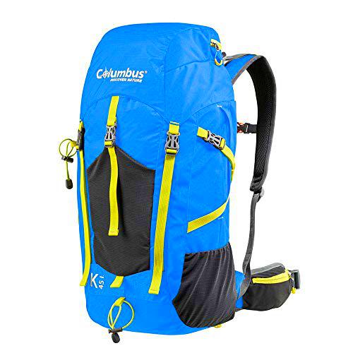 COLUMBUS Mochila K 45 Mochila Ligera y Resistente al Agua Ideal para Senderismo u Otras Actividades al Aire Libre