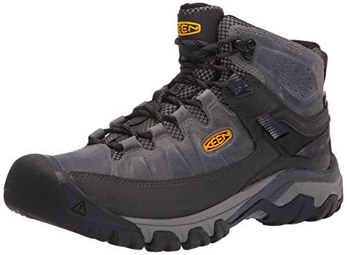 KEEN Targhee 3 Mid WP, Bota de Senderismo Hombre, Drizzle Yellow, 42.5 EU