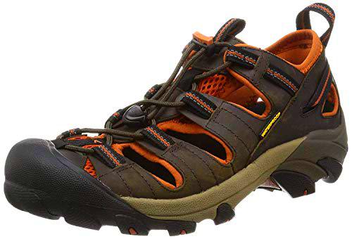 KEEN Arroyo 2, Sandalias, para Hombre, Black Olive/Bombay Brown, 47.5