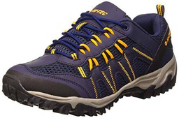 Hi-Tec Jaguar, Zapatillas de Senderismo Hombre, Azul (Navy/Yellow 31), 42 EU