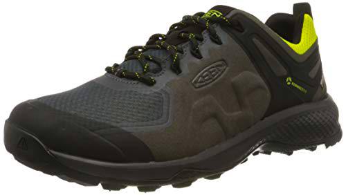 Keen Explore WP, Zapatos para Senderismo Hombre, Imán/Amarillo Brillante, 42.5 EU